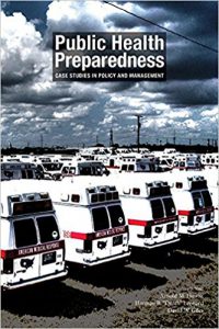 Public Health Preparedness book cover row of ambulances
